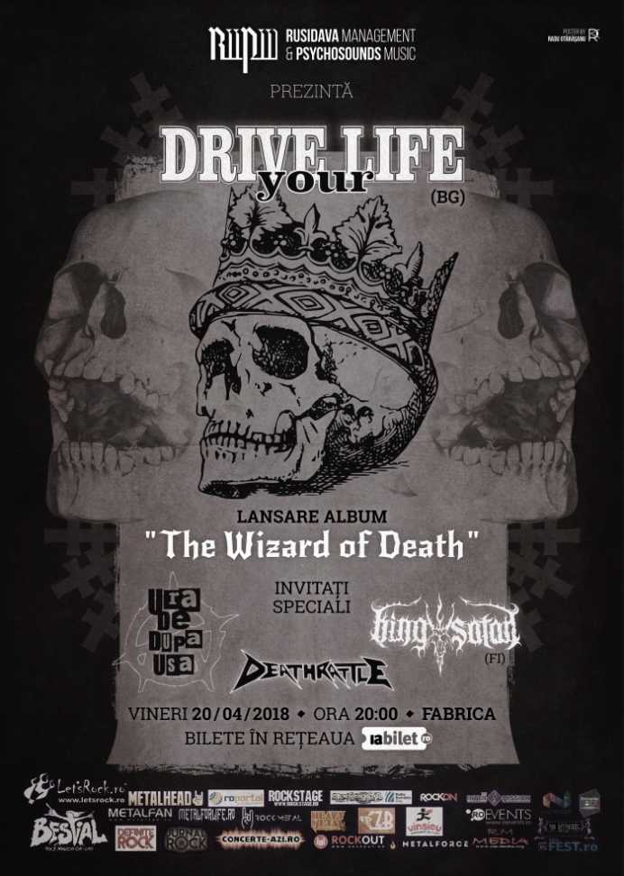 Concert Drive Your Life, UDDU, King Satan și Deathrattle în Club Fabrica