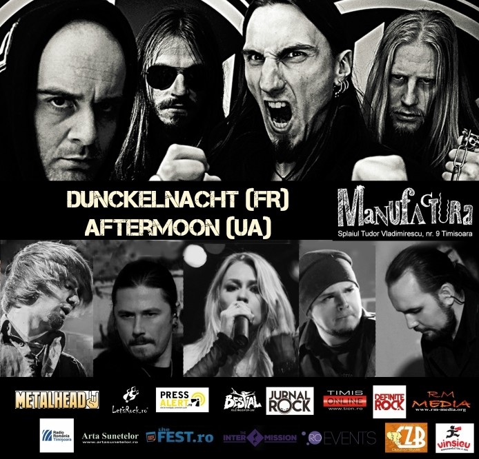 Concert DunkelNacht și Aftermoon în Club Manufactura din Timișoara
