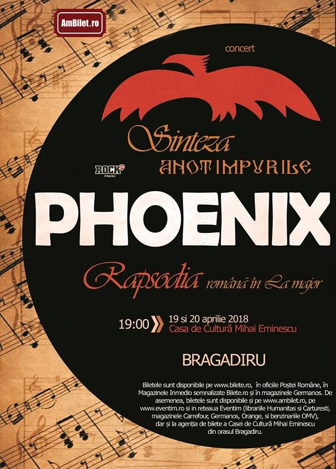 Turneul Phoenix „Sinteza – Rapsodia” ajunge la Bragadiru