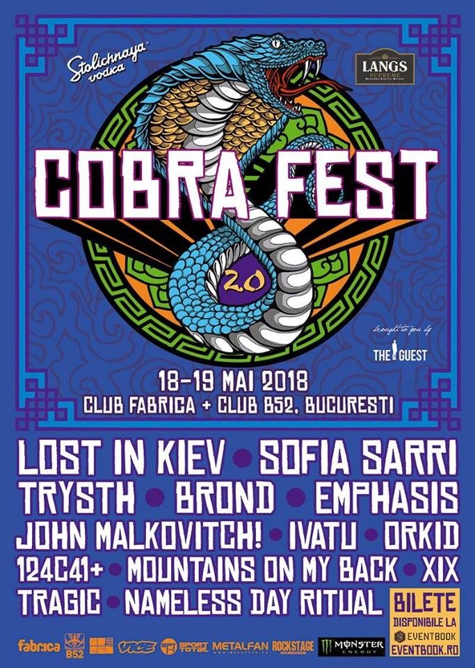 Cobra Fest 2.0 in club fabrica si B52