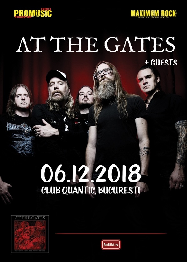 Concert At the Gates în Club Quantic