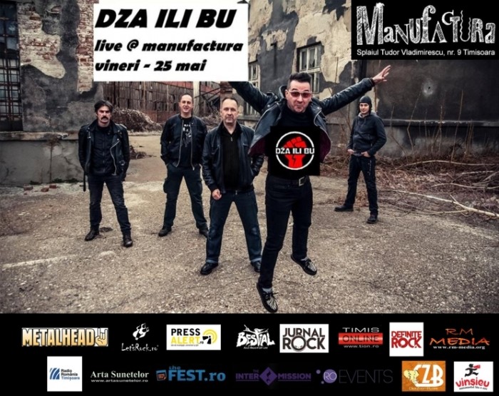 Concert DZA ILI BU în Club Manufactura din Timișoara