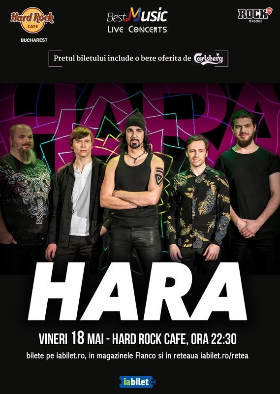 Concert Hara la Hard Rock Cafe