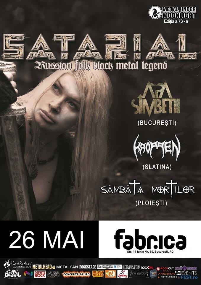 Programul concertului Satarial de sambata: peste patru ore de black metal!