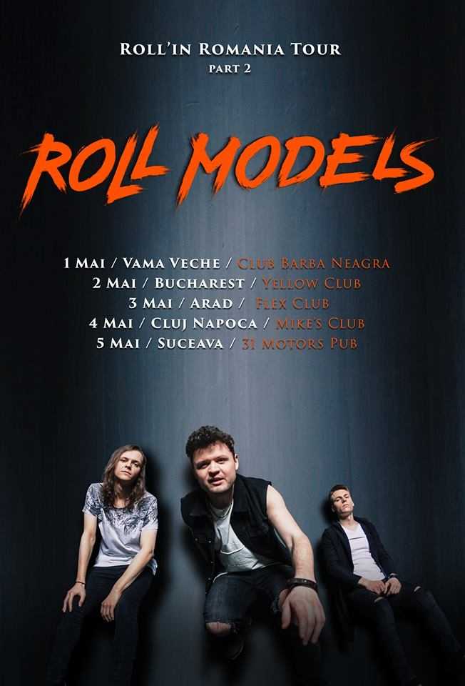 Trupa Roll Models revine in Romania pentru 5 concerte in luna mai