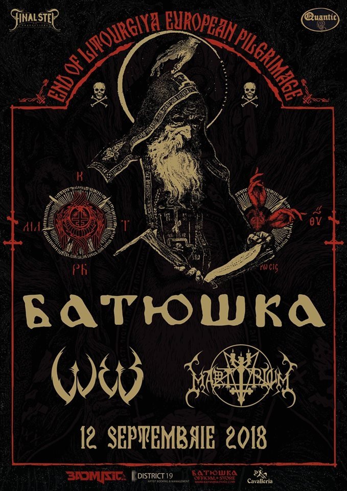 Concertul Batushka va fi deschis de trupele W.E.B. si MartYriuM