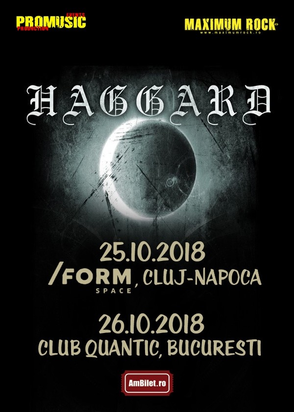 Douã noi concerte Haggard, la Cluj şi la Bucureşti