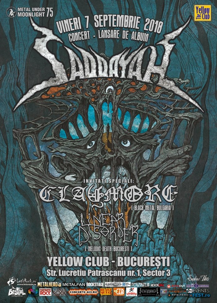 SADDAYAH, Claymore, Linear Disorder (Metal Under Moonlight LXXV, 07.09.2018)