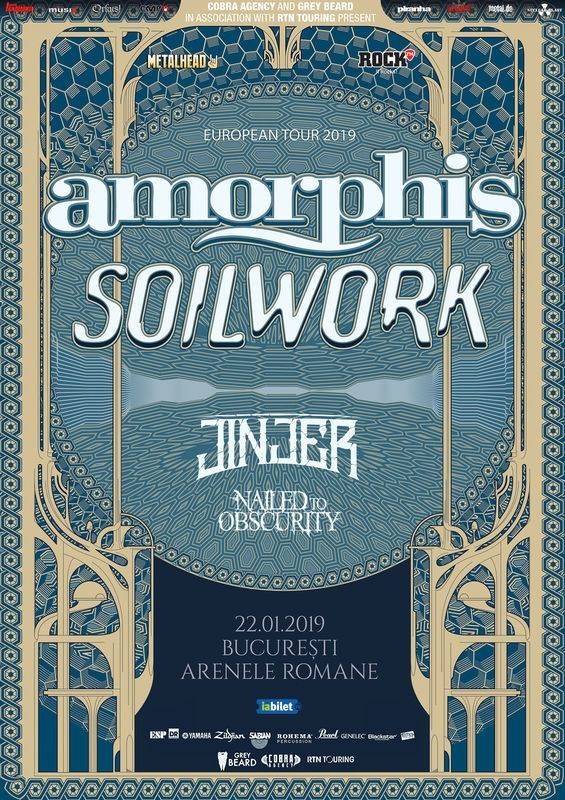 Concert Amorphis, Soilwork și Jinjer la Arenele Romane, București