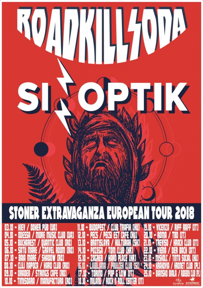 Roadkillsoda și Sinoptik [ua] anunță turneul Stoner Extravaganza European Tour 2018