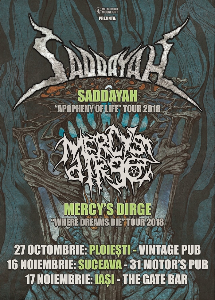 Alianta intre doua trupe romanesti death metal: Saddayah si Mercy's Dirge