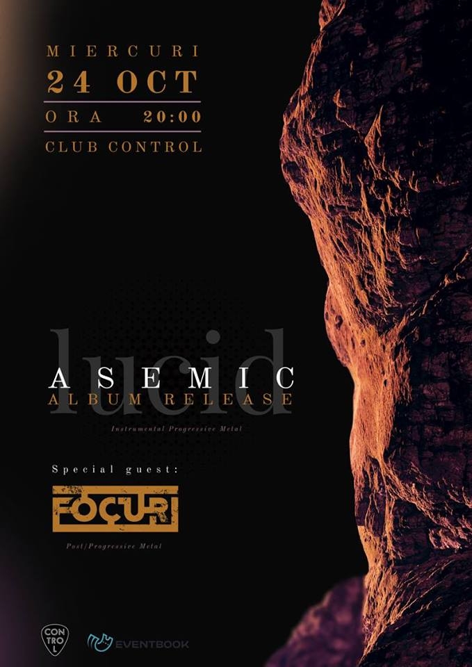 Lansare album 'Lucid' - Asemic, în Club Control, București