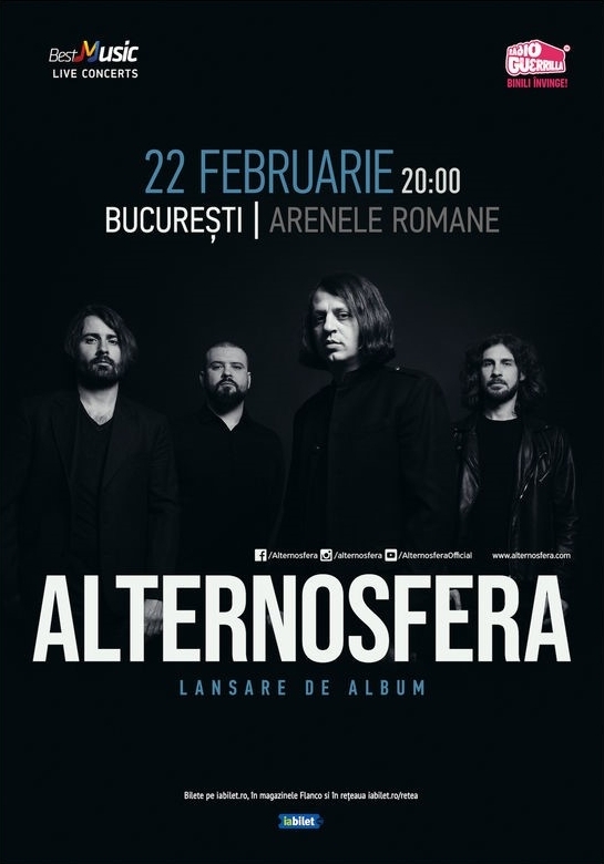 Alternosfera lanseaza un album nou la Arenele Romane