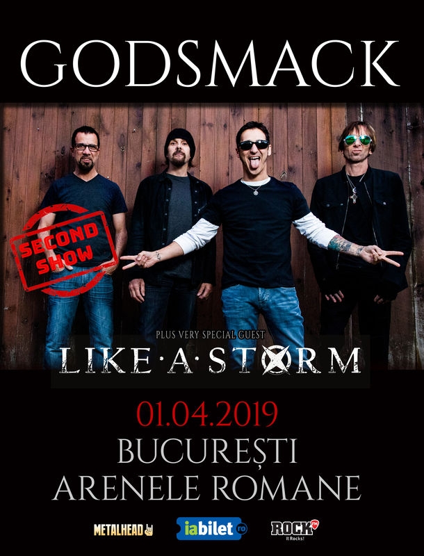 Concert Godsmack la Arenele Romane, Bucuresti