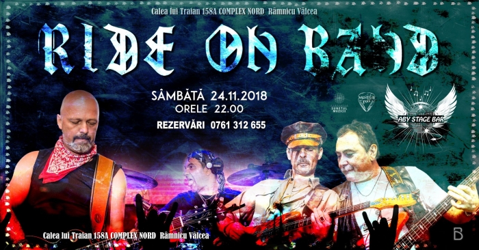 Concert Ride on Band în Aby Stage Bar, Râmnicu Vâlcea