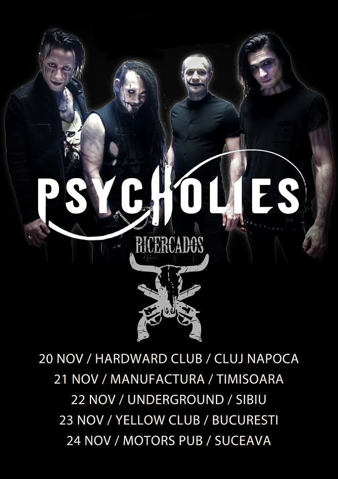 Datele turneului PsycHolies in Romania