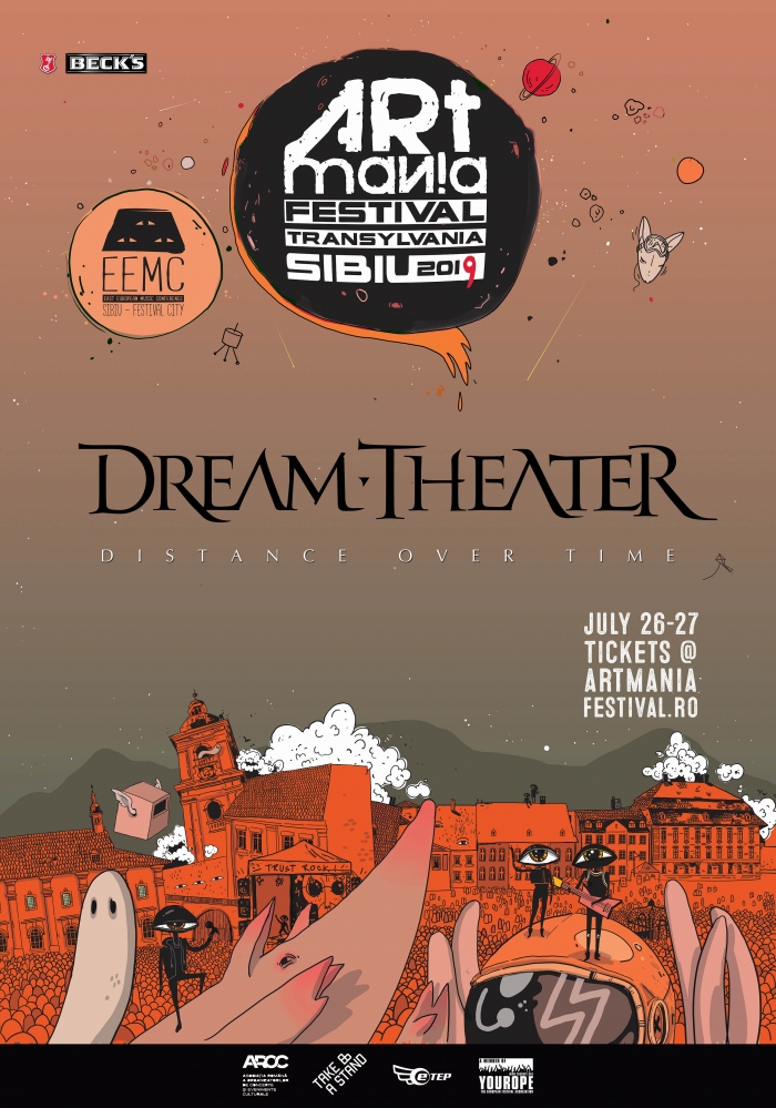 Trupa Dream Theater va concerta in cadrul ARTmania Festival 2019