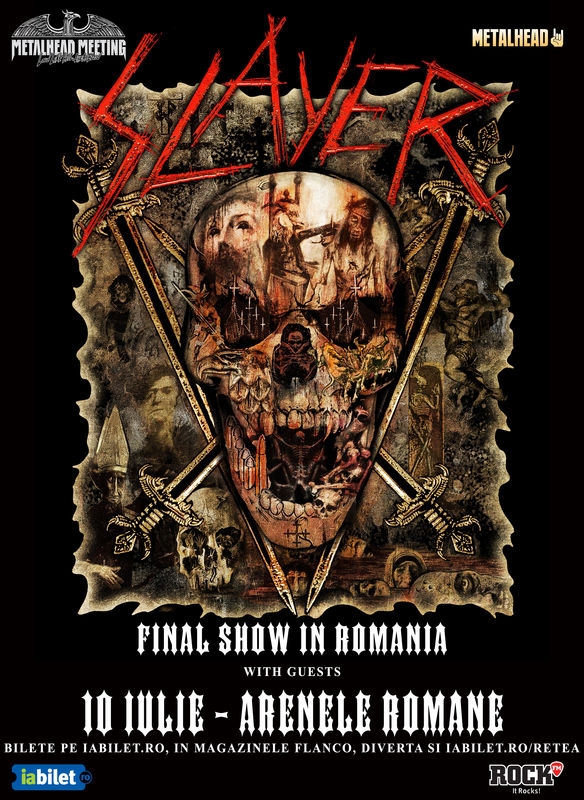 Concert Slayer - Final Show in cadrul Metalhead Meeting 2019 la Arenele Romane
