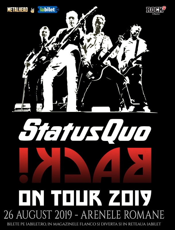 Concert Status Quo la Arenele Romane din Bucuresti