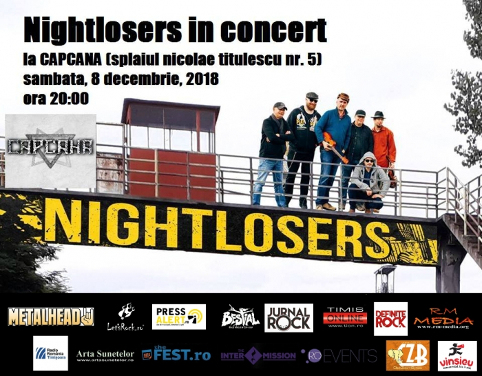 Concert de blues ardelenesc cu Nightlosers in club Capcana din Timisoara