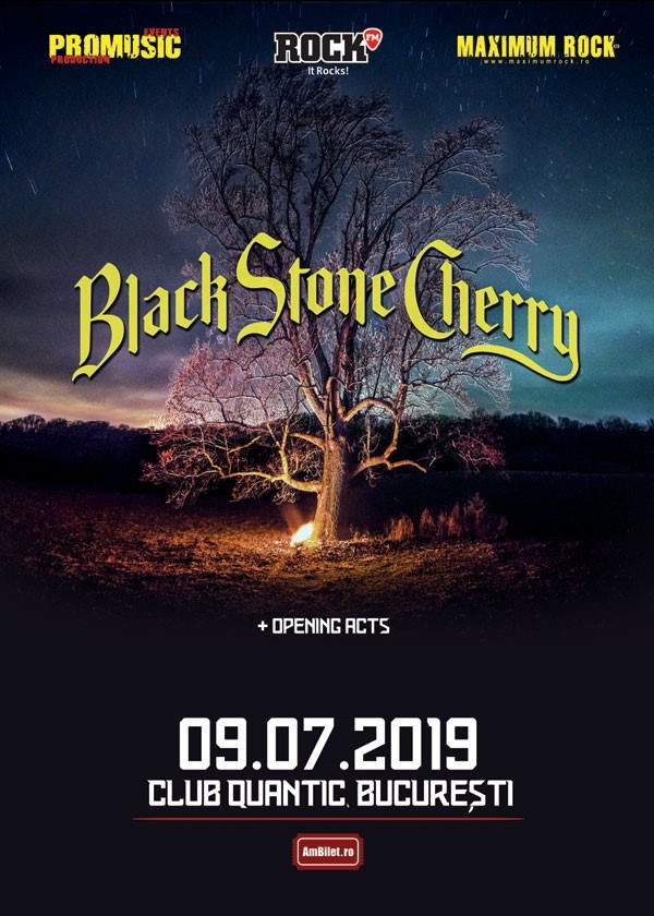 Concert Black Stone Cherry in club Quantic
