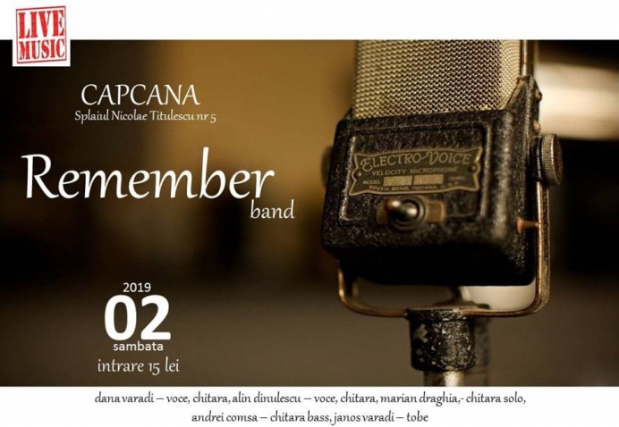Concert folk-rock cu trupa Remember în club Capcana