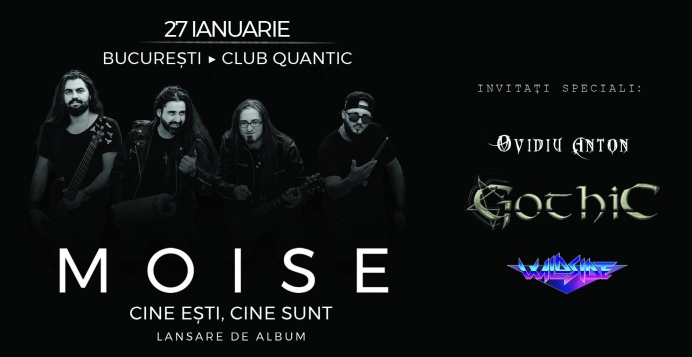 Trupa MOISE lanseaza primul material discografic alaturi de Gothic si Wildside in club Quantic