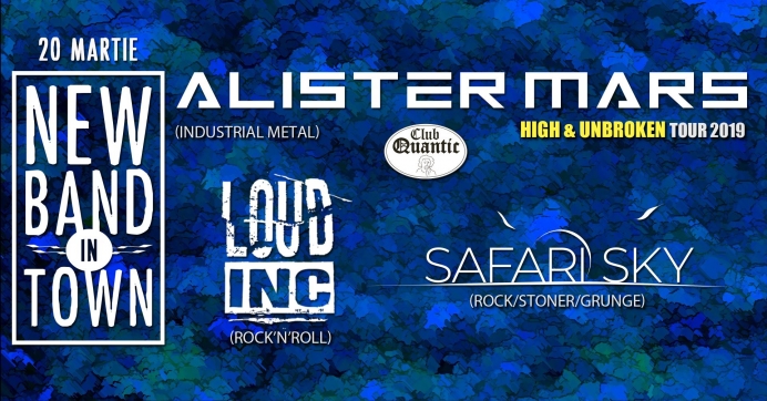 Concert Alister Mars, Loud Inc. și Safari Sky în Club Quantic
