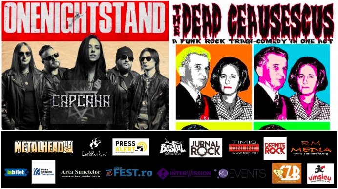 Concert The Dead Ceausescus si Onenightstand in club Capcana