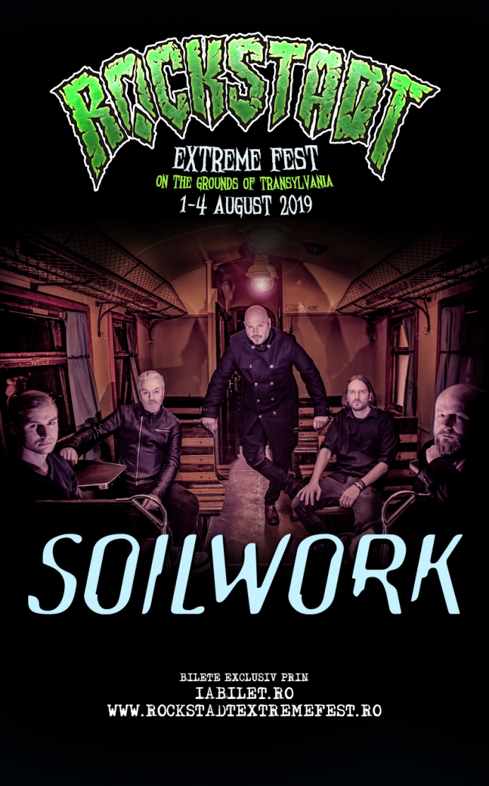 Trupa Soilwork va concerta la Rockstadt Extreme Fest 2019
