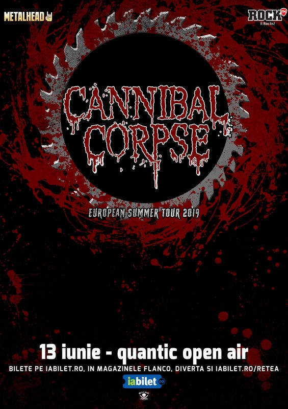 Concert Cannibal Corpse in Club Quantic, București