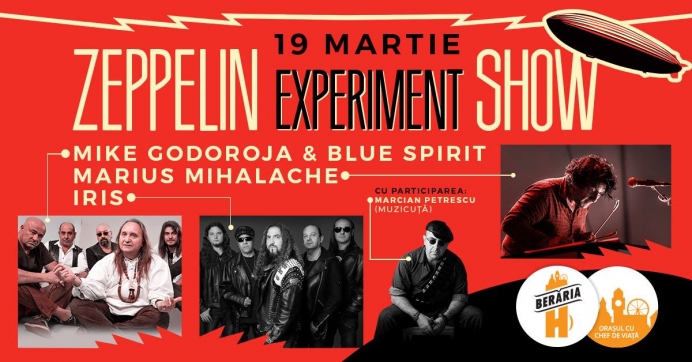 Concert IRIS în cadrul evenimentului Zeppelin Experiment Show