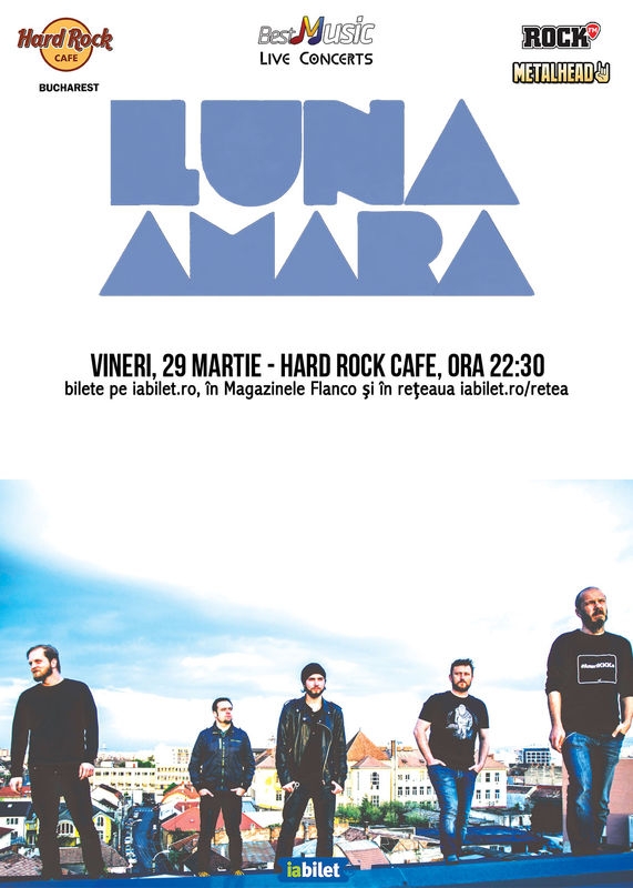 Concert Luna Amară la Hard Rock Cafe, București