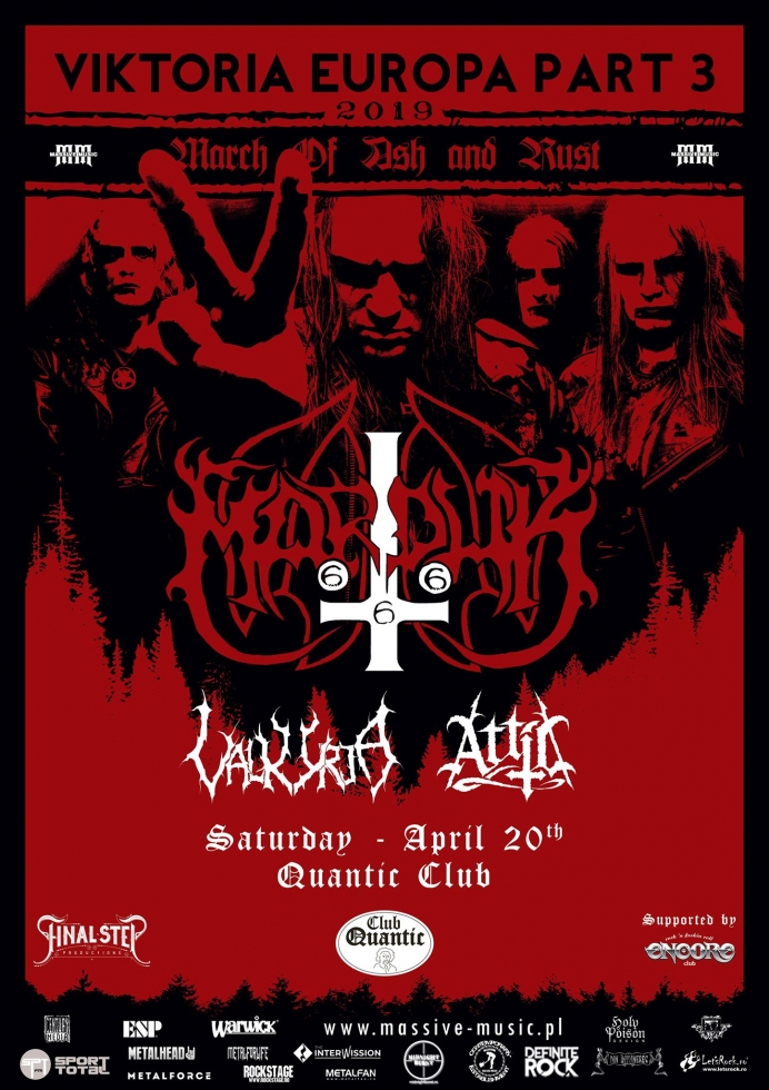Trupa Attic invitată în deschiderea concertulul Marduk de la Club Quantic