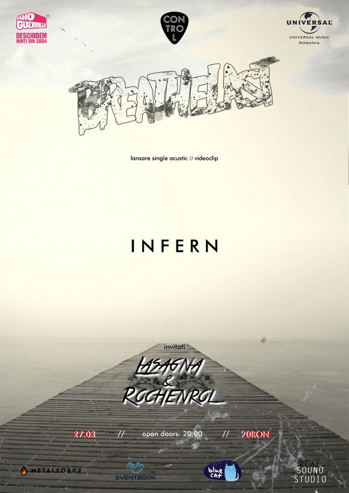 Trupa Breathelast lansează videoclipul piesei Infern, in club Control