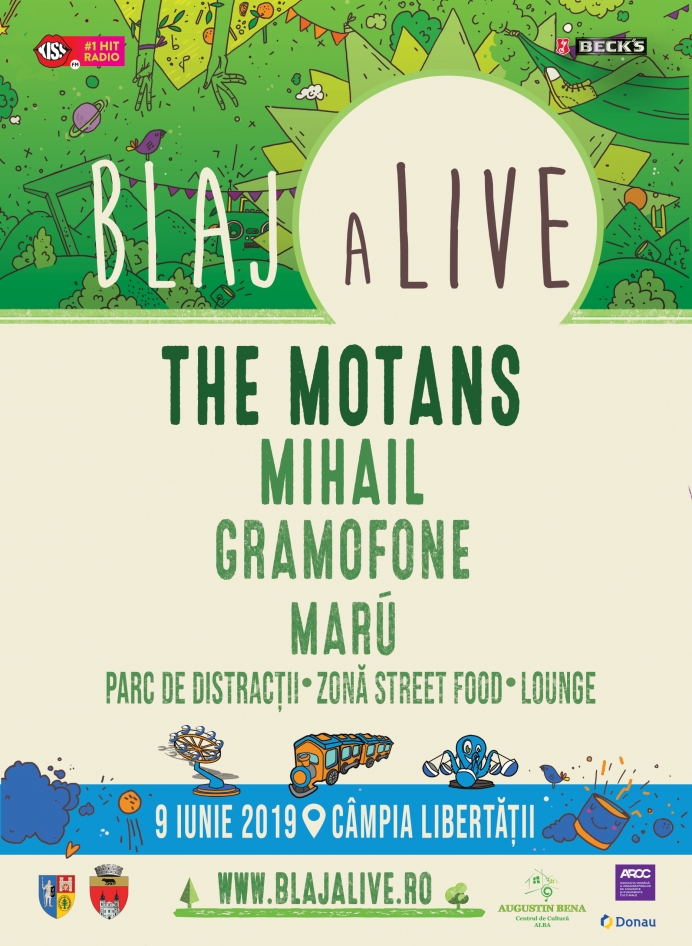 Primele confirmări la Blaj aLive Festival: The Motans, Mihail, Gramofone si Marú