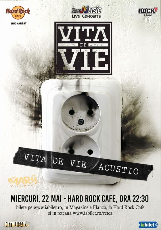 Concert Acustic - Vița de Vie la Hard Rock Cafe