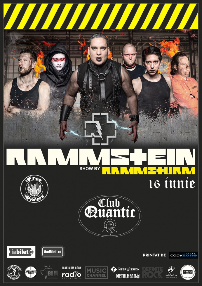 Primul concert Rammsturm (tribut Rammstein) în Club Quantic