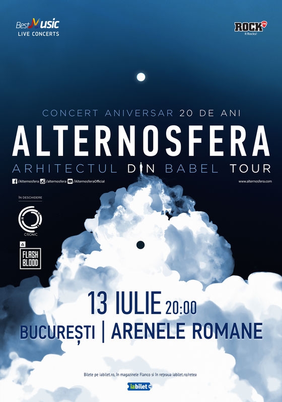 Concert Alternosfera - 20 de ani la Arenele Romane din București