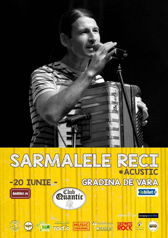 Concert Sarmalele Reci în Club Quantic, București