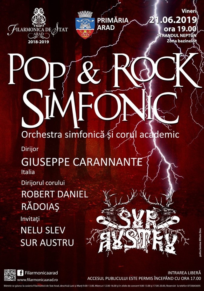 Concert Sur Austru simfonic la Arad
