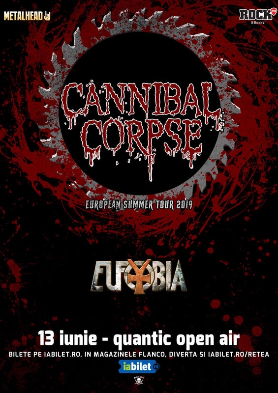 Program si reguli de acces la concertul Cannibal Corpse in Club Quantic