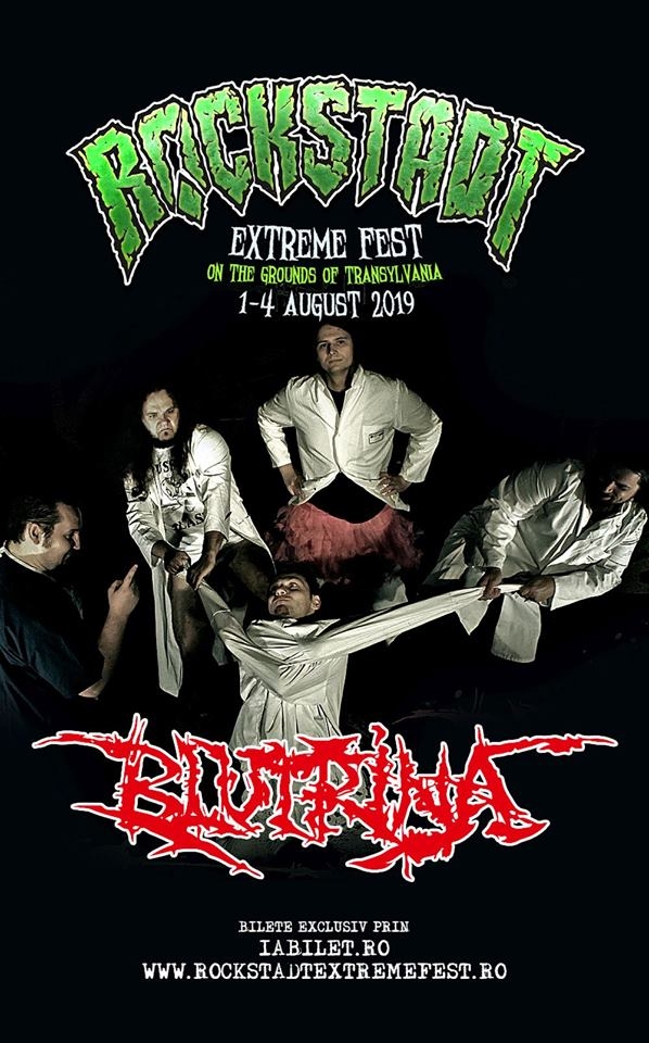 Trupa Blutrină confirmată la Rockstadt Extreme Fest 2019