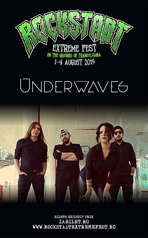 Trupa Underwaves va canta la Rockstadt Extreme Fest 2019