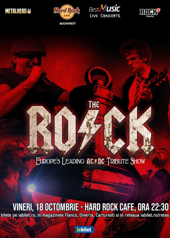 Concert Tribut AC/DC cu The R.O.C.K. la Hard Rock Cafe