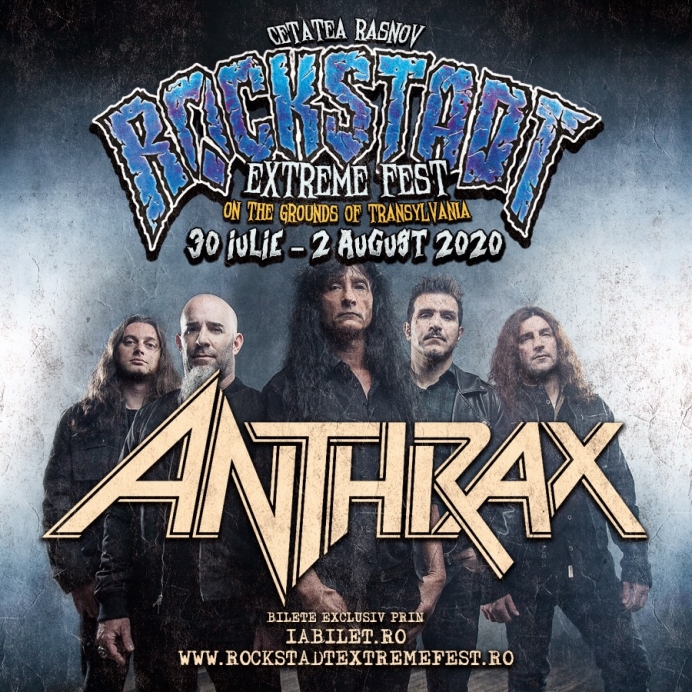 Trupa Anthrax va canta la Rockstadt Extreme Fest 2020