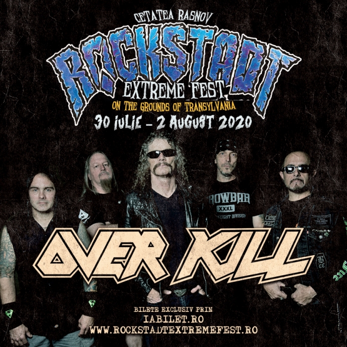 Trupa Overkill confirmată la Rockstadt Extreme Fest 2020