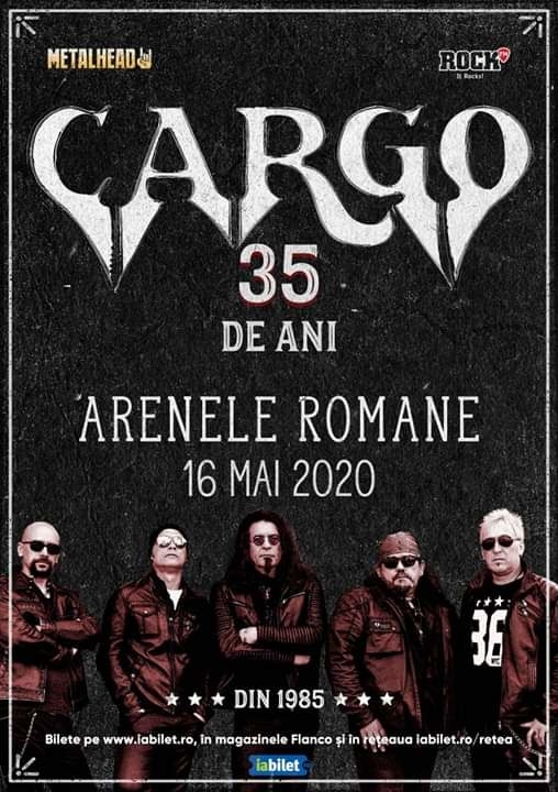 Concert aniversar 'Cargo 35 de ani' la Arenele Romane