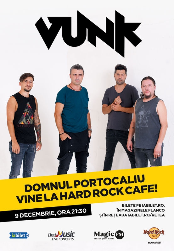 Concert Vunk la Hard Rock Cafe, Bucuresti