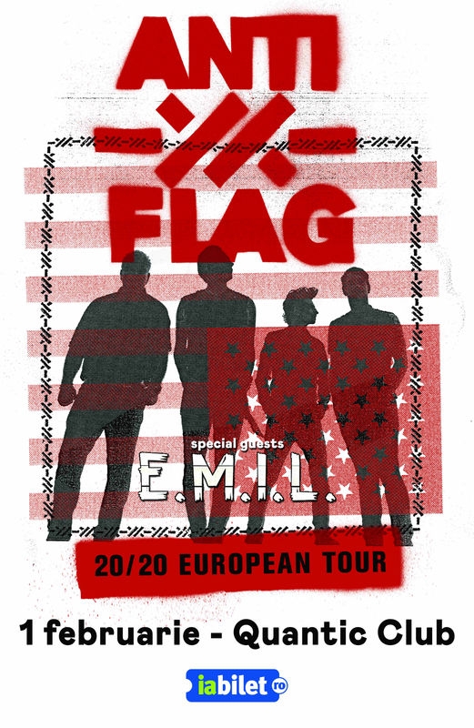 Program si reguli de acces la concertul Anti-Flag si E.M.I.L. in Club Quantic